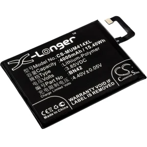 CS-MUM414XL : Battery for Xiaomi Hongmi 4, Redmi 4 Standard Edition, Redmi 4 Standard Edition Dual SIM and others – Replaces Xiaomi BN42