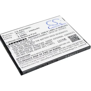 CS-AVS590SL : Battery for Archos 59 Titanium, A59 Titanium – Replaces Archos AC59Ti