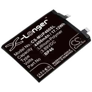 CS-MUP460SL : Battery for Xiaomi Xiaomi 12, 2201123G, 2201123C and others – Replaces Xiaomi BP46