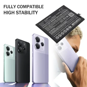 CS-XMN140SL : Battery for Xiaomi 24094RAD4C, Xiaomi Redmi Note 14 5G – Replaces Xiaomi BN5U