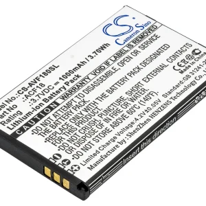 CS-AVF180SL : Battery for Archos F18 – Replaces Archos ACF18, ACF18V2
