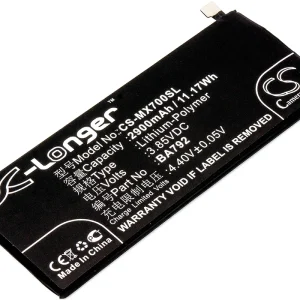 CS-MX700SL : Battery for Meizu Pro 7, M792Q, M792C – Replaces Meizu BA792, BA791