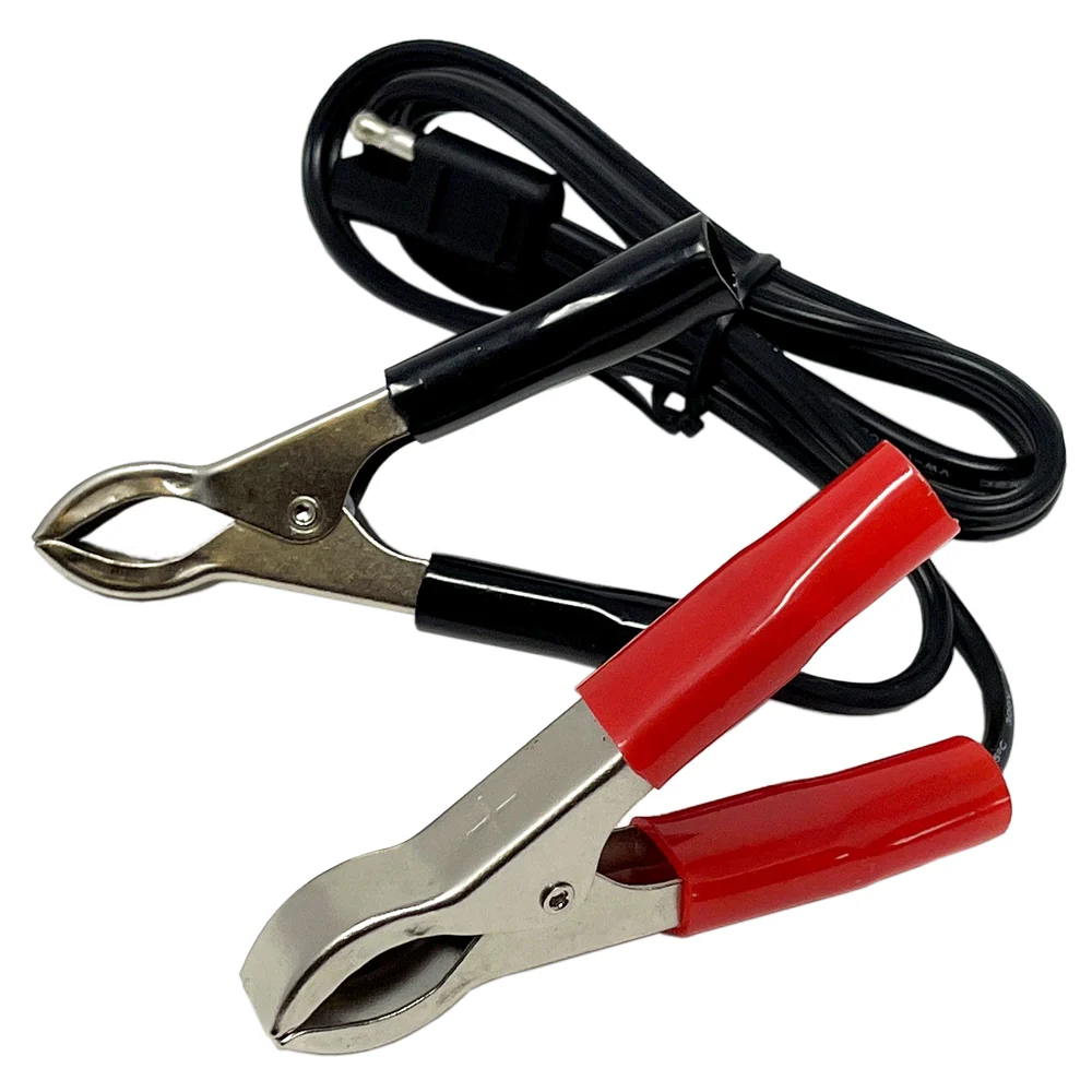 817C – Schauer Battery Clip Adapter Lead for Small Chargers – 33″ Long