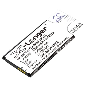 CS-SMA320XL : Battery for Samsung Galaxy A3 2016, Galaxy A3 2016 LTE, SM-A310 and others – Replaces Samsung EB-BA310ABE, GH43-04562A