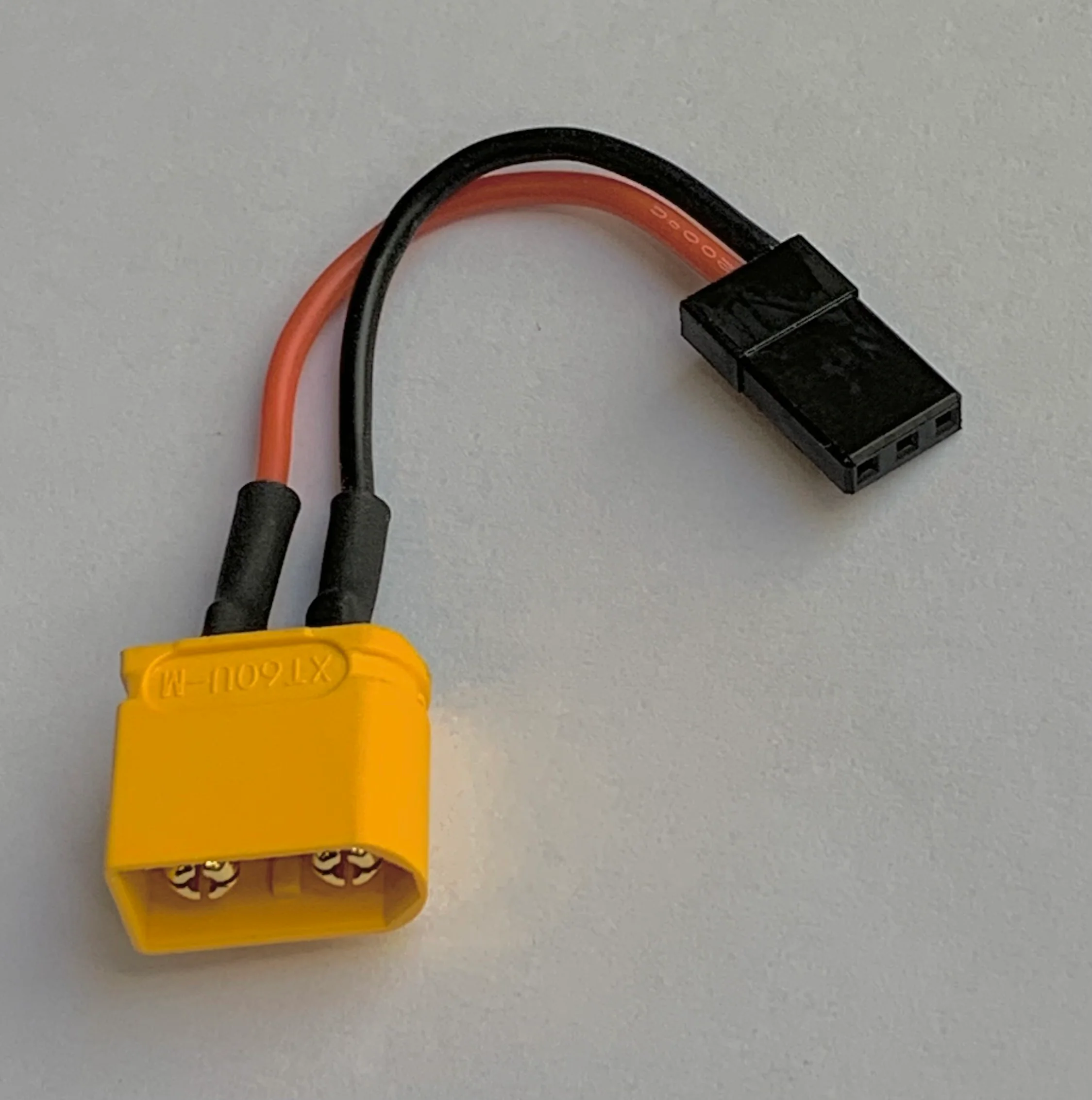 XT60M-to-JRmale adaptive connector