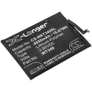 CS-NKT340SL : Battery for Nokia CN110, G10, G20 and others – Replaces Nokia WT340