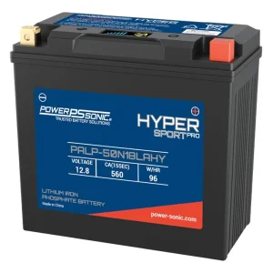 PALP-50N18LAHY Hyper Sport Pro 12.8V, 560A LiFePO4 PowerSport Battery