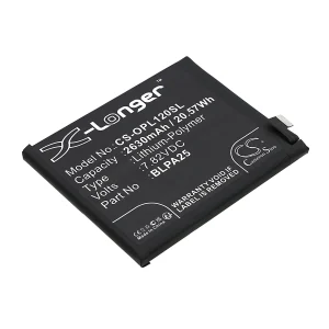 CS-OPL120SL : Battery for Oneplus 12, PJD110 – Replaces Oneplus BLPA25