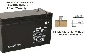 Lithonia Batteries Tenergy TB1270