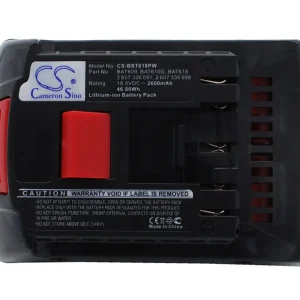 CS-BST618PW : Battery for Bosch GWS 18 V-LI, GSR 18-2-LI, GSR 18 VE-2-LI and others – Replaces Bosch 2 607 336 091, 2 607 336 092, 2 607 336 169 and others