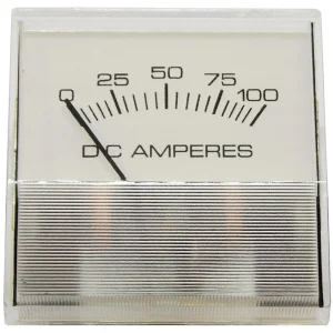PR37S-100 – Amp Meter 0-100A Stud-Mount Heavy-Duty for Battery Chargers
