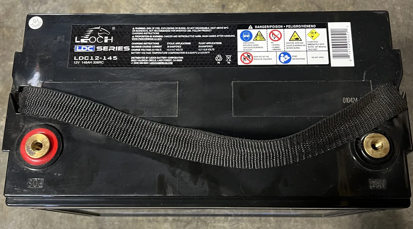 LDC12-145 Battery 12 Volt 148 Amp Hour AGM