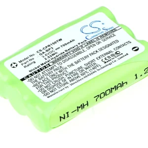 CS-CPR150TW : Battery for Cobra PR145, PR150, PR155 GMRS – Replaces Cobra GA-BP3