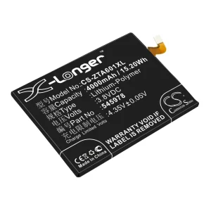CS-ZTA601XL : Battery for ZTE Blade A601, BA601 – Replaces ZTE ICP51/59/78SA, 545978