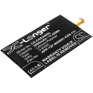 CS-CAS300SL : Battery for CAT S30 – Replaces CAT APP-12F-B55951-CXX-111