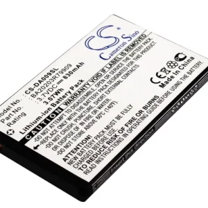 CS-DA009SL : Battery for Creative Zen Micro Photo, Zen Micro Photo 4G, Zen Micro Photo 8G – Replaces Creative DAA-BA0009, BA20203R79909