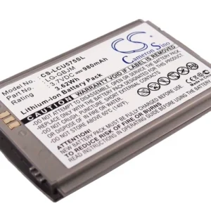 CS-LCU575SL : Battery for Cingular TRAX – Replaces LG LG-GBJM