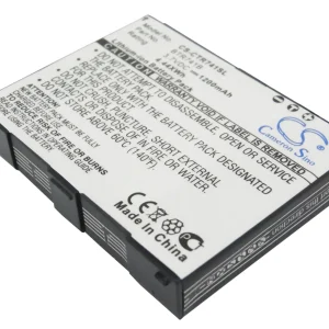 CS-CTR741SL : Battery for Casio GzOne Brigade, GzOne Brigade C741, GzOne C731 ROCK – Replaces Casio BTR741B
