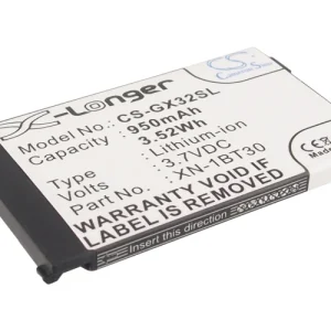 CS-GX32SL : Battery for Sharp 550SH, GX-E30, GX-F200 and others – Replaces Sharp XN-1BT30, CE-BL150