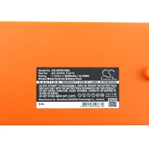 BP-GFK510BL : 7.2v NiMH Battery, replaces Gross Funk BC-GF500, FUA15, 100-001-885, FUA50