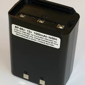 BP-85x : 12v 1000mAh battery for ICOM radios, replaces BP-85, BP-84, BP-83, BP-82