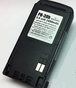 PB-39H: 9.6v 1450mAh NiMH battery for Kenwood TH-D7, TH-G71 radios, replaces PB-39N