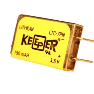 LTC-7PN-S2 3.5V 750mAh Keeper Battery –  Lithium 2 PC Pins EaglePicher